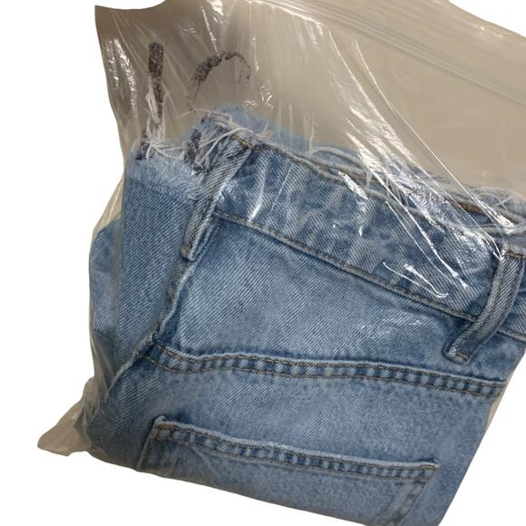 Zara Distressed Wide Leg Jeans Womens Size 2 - Picture 7 of 7